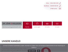 Tablet Screenshot of loehrundkollegen.de